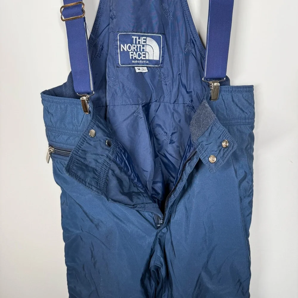 The North Face Vintage Insulated Ski Bib Snow Pants | Women’s Medium Tall - Picture 5 of 9